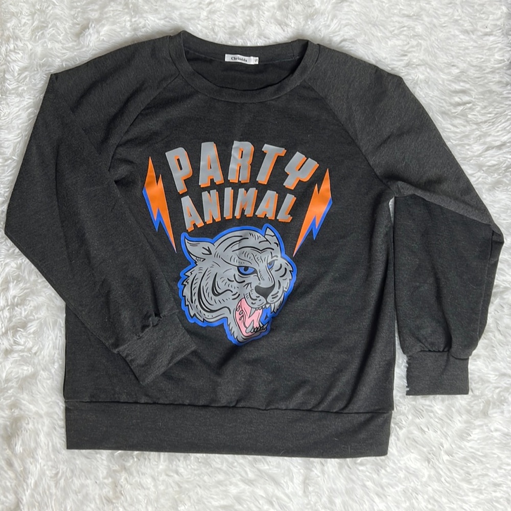 PARTY ANIMAL Long Sleeve Sweatshirt - S